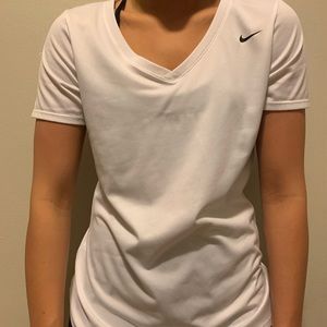 WHITE NIKE VNECK!!!